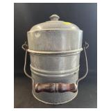 Gray Agate Lunch Pail