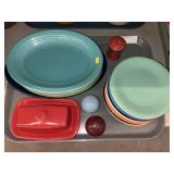 Fiestaware Plates and Shakers