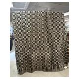 Blue and White Coverlet