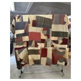 Crazy Patchwork Comforter