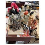 Geisha Girl Cloth Body Dolls