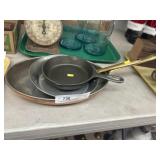 Copper and Cast Metal Frying Pans