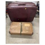 (2) Vintage Suitcases
