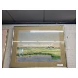 Artist Signed Coastal Oil Painting