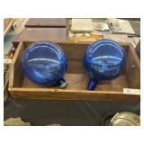 Farm Table Drawer with 2 Gazing Globes