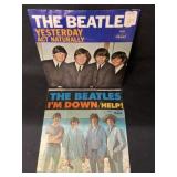 (2) 45 RPM Beatles Records