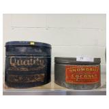 Salt and Coconut Tins