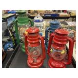 (4) Hurricane Lanterns