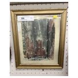 Colored Etching by Ralph Avery