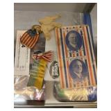 Antique Republican Presidential Ribbons & Booklet