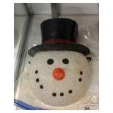 Vintage Rubber Snowman Mask