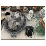 Silverplate Serving Pieces, Candleholder