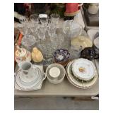 Crystal, Pattern Glass, Chinaware