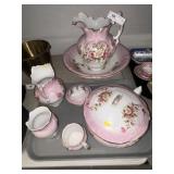 Porcelain Pitcher and Bowl Set