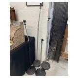 (4) Adjustable Microphone Stands