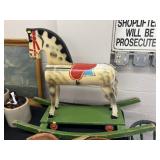 Vintage Wood Rocking Horse