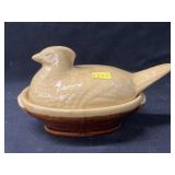Stoneware Hen On Nest