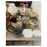 Vintage Kitchenwares, Table Light, Chip Canisters