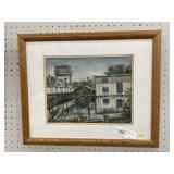 Unsigned Framed Watercolor