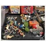 Cast Metal Railroad Figurines and Accessories