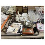 Stemware, Lancaster Nut Tin, Collector Plates