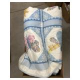 Cross Stitch and Machine Made Quilts, Lap Blanket