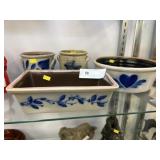 (4) Pieces of Contemporary Salt Glazed Pottery