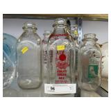 (5) Milk Bottles