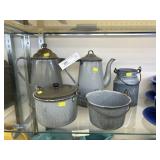 Gray Agateware Pieces