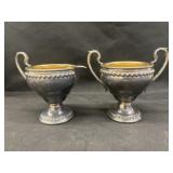 Sterling Weighted Sugar and Creamer