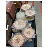 (2) Trays of Temp-Tations Baking Dishes & Bowls