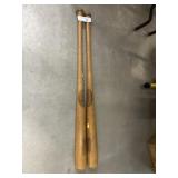 Babe Ruth and Stan Musial Model Baseball Bats