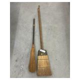 (2) Crafted Brooms