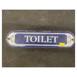 Contemporary Porcelain Sign