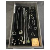 (19) Pieces of Sterling Silver Jewelry