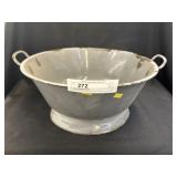 Gray Agateware Basin