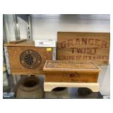 Primitive Style Storage Boxes with Box Side