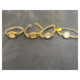 (4) Costume Jewelry Ladies Watches