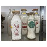 (5) Milk Bottles