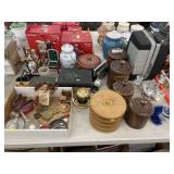 Canisters, Projector, Candleholders