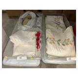 Cross Stitch Quilt and Table Covers, Curtains, etc