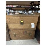 (2) Vintage Doll Trunks