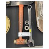 Snap-On Mallet With Hand Tools