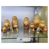 (2) Sets of Nesting Dolls