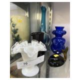 (5) Pieces of Art Glass