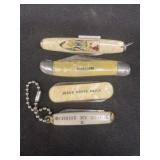(4) Vintage Pocket Knives