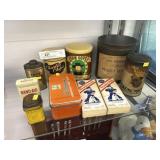 Vintage Advertising Tins and Boxes