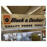 Black & Decker Double Sided Lighted Sign