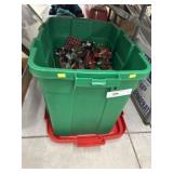 Christmas Decor, Plastic Storage Tote/Lid