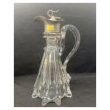 Early Paneled Glass Pitcher